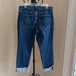 Old Navy Blue Cropped Women's Jeans Size 8